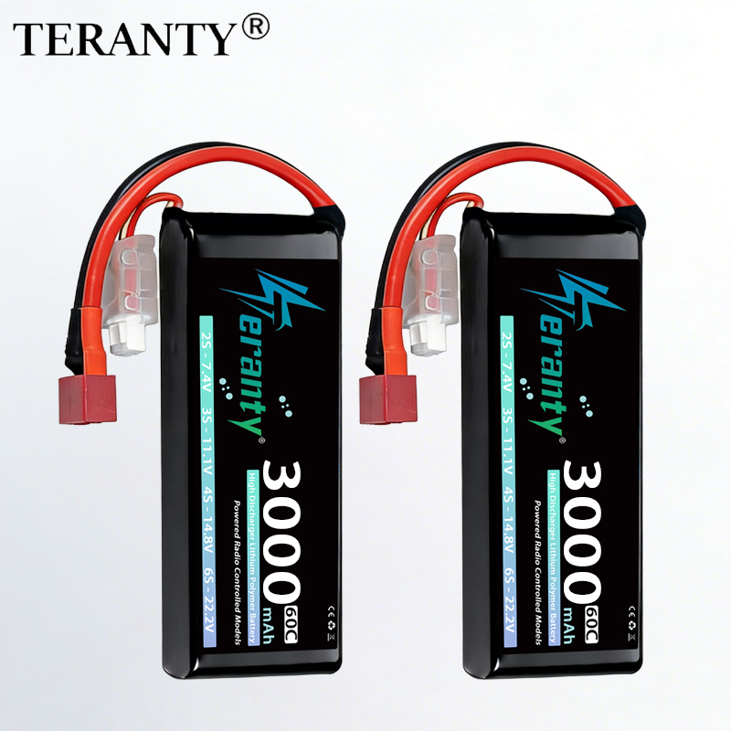Rc Hobby Grade Car - Batería Lipo TERANTY 2S 3000mAh 7.4V