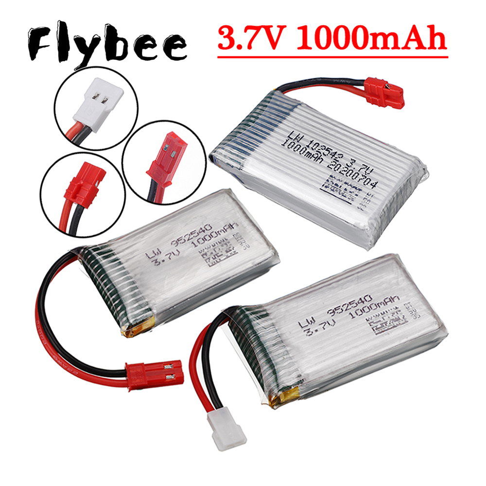 Hobby Rc Quadcopters - Batería Lipo de 3.7V 1000mah para