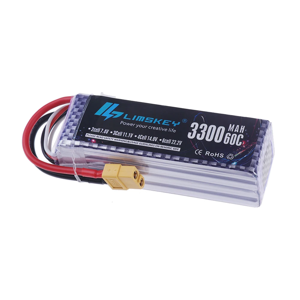 Batería LiPo 4S 14.8V 3300mAh  - Hobby Rc Quadcopters reseña y precio