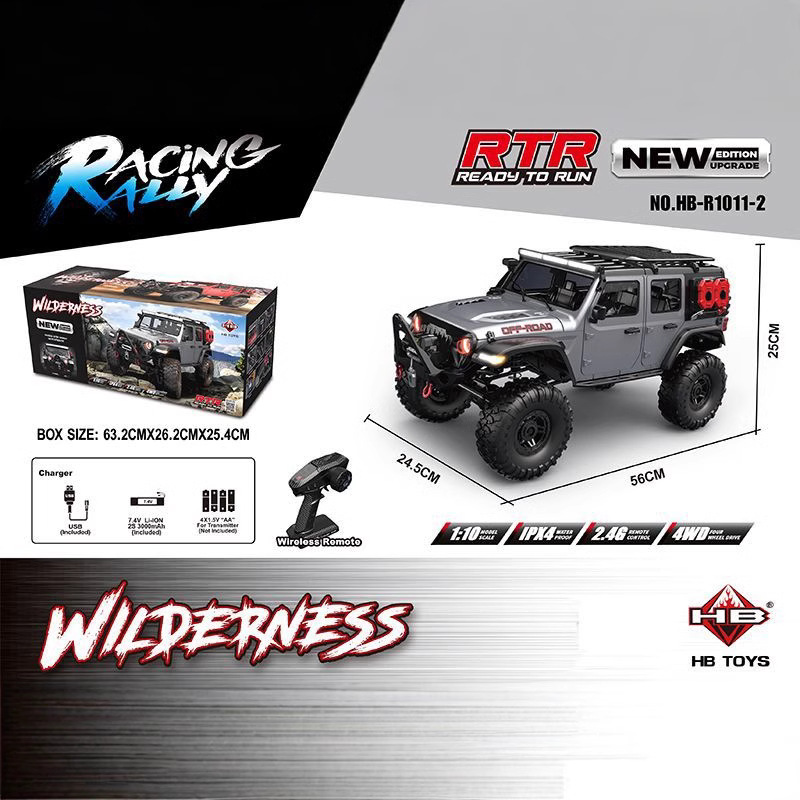 HB 1/10 4WD R1011 nuevo actual - Rc Hobby Grade Car reseña y precio