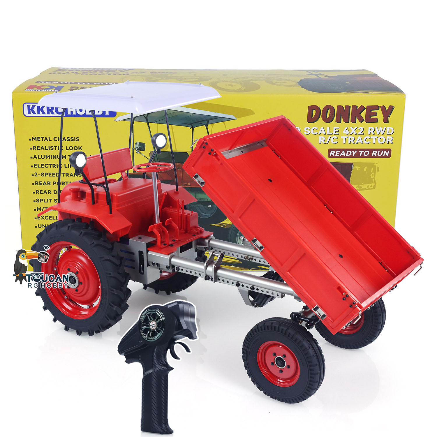 Tractor Agrícola RC 1/10, Mode - Rc Hobby Farm reseña y precio