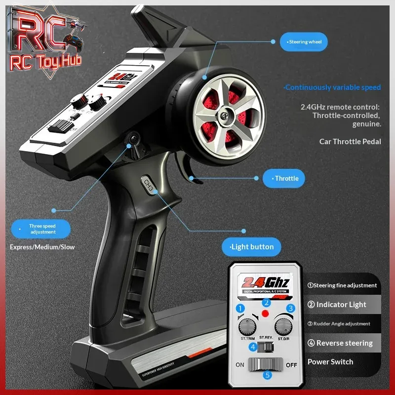 Coche RC 4x4 sin Escobillas de - Rc Hobby Grade Car reseña y precio