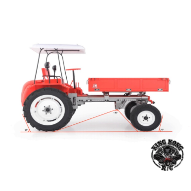 Coche Tractor Agrícola RC King - Rc Hobby Farm reseña y precio