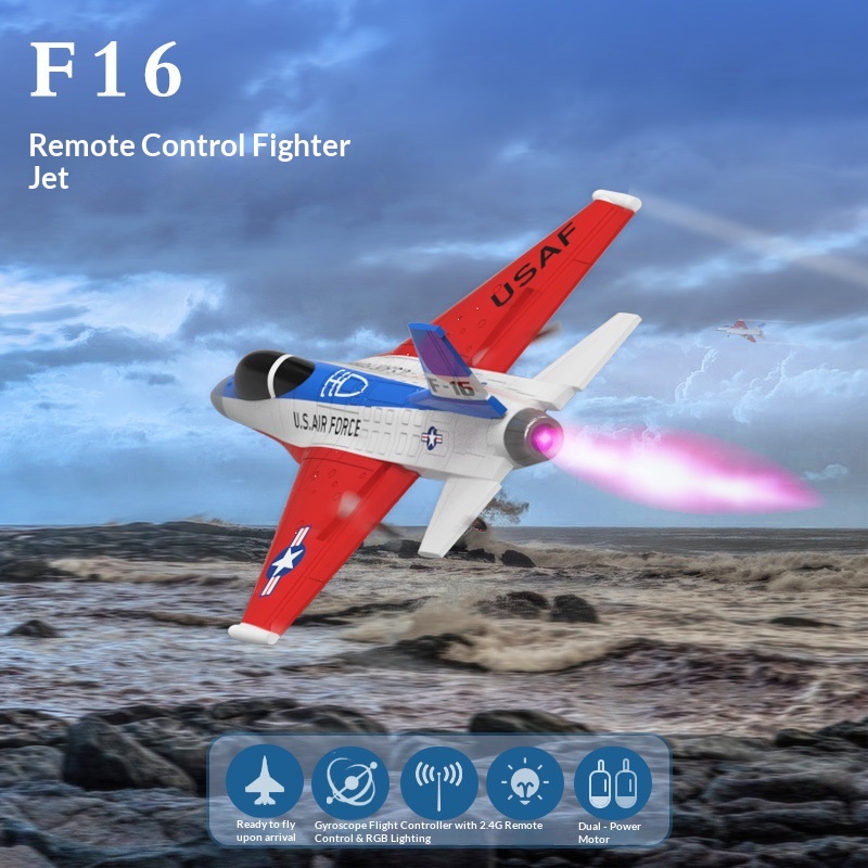VOLANTEXRC F‑16 Avión de Comba - Rc Hobby Jet Plane reseña y precio